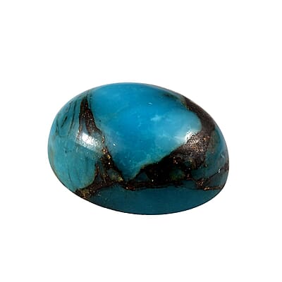 Blue Turquoise (Ovl 10x8 mm) 2.25 ctw Loose Gemstone