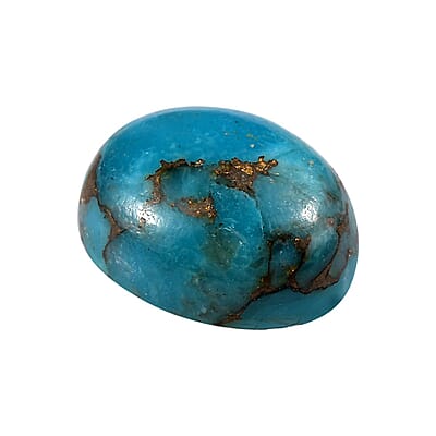 Blue Turquoise (Ovl 9x7 mm) 1.50 ctw Loose Gemstone