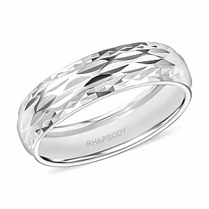 Rhapsody Diamond-cut Band Ring in 950 Platinum (Size 7.0) 2.50 Grams
