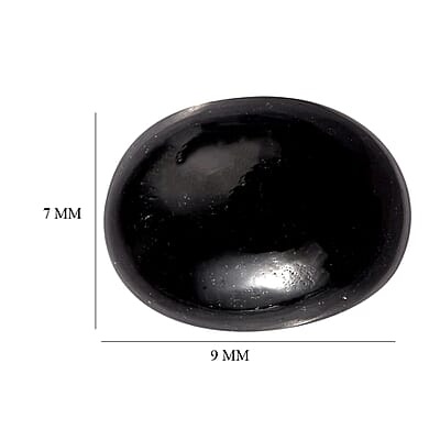 California Black Jade (Ovl 9x7 mm) 1.50 ctw Loose Gemstone