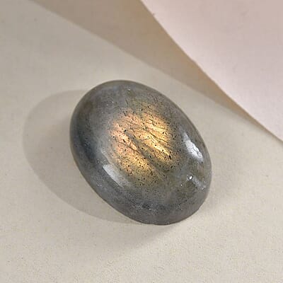 Fire Labradorite (Oval 18x13 mm) 10.10 ctw Loose Gemstone