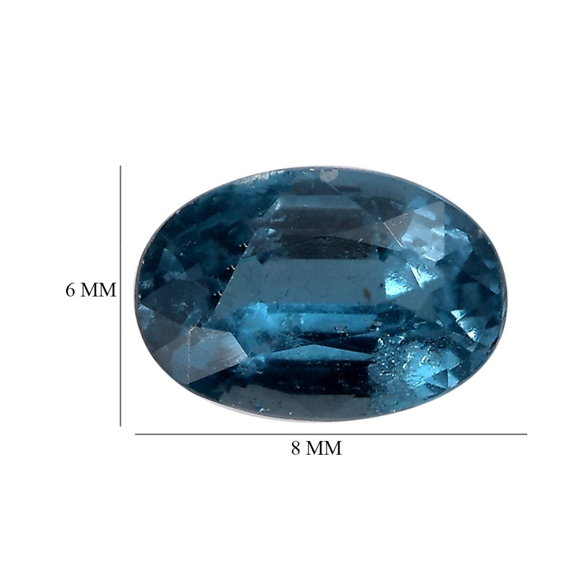 Indigo Kyanite (Ovl 6x4 mm) 0.40 ctw Loose Gemstone image number 4