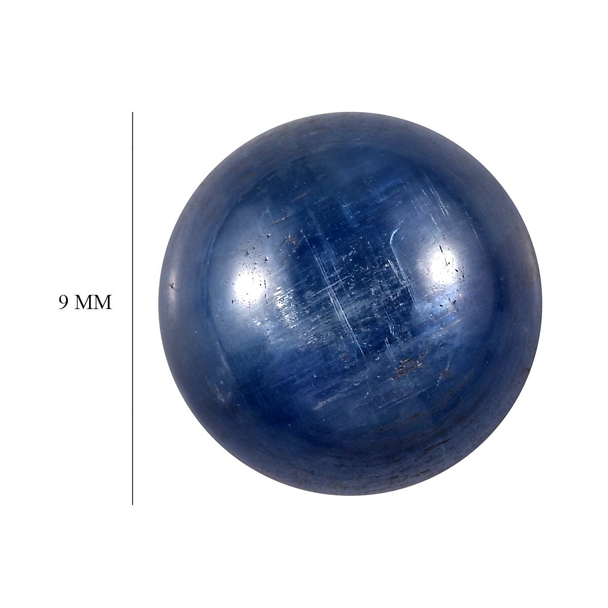 Kashmir Kyanite (Rnd 9 mm) 3.75 ctw Loose Gemstone image number 4