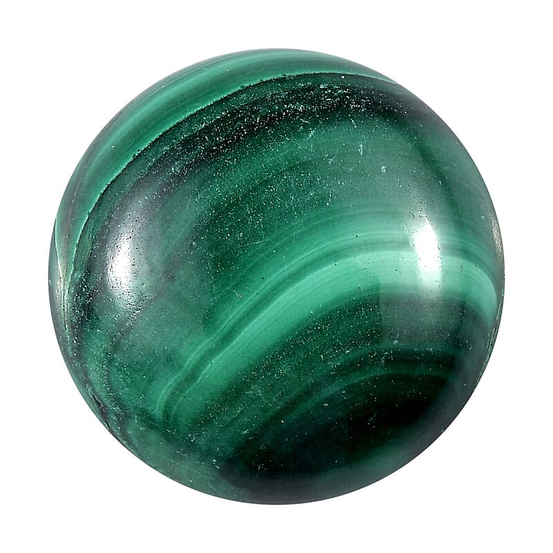 African Malachite (Rnd 15 mm) 11.10 ctw Loose Gemstone