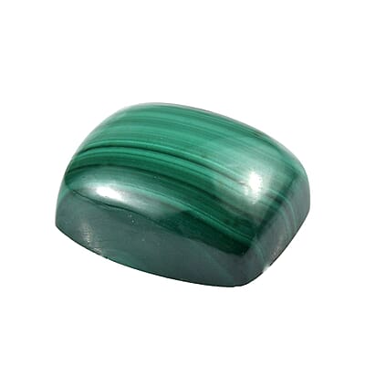 African Malachite (Cush 12x10 mm) 5.91 ctw Loose Gemstone