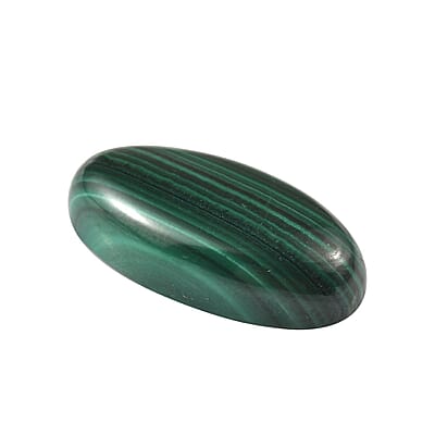 African Malachite (Ovl 20x10 mm) 9.32 ctw Loose Gemstone