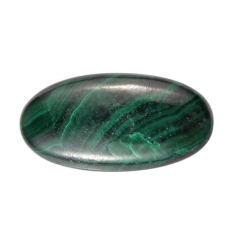 African Malachite (Ovl 16x8 mm) 5.53 ctw Loose Gemstone