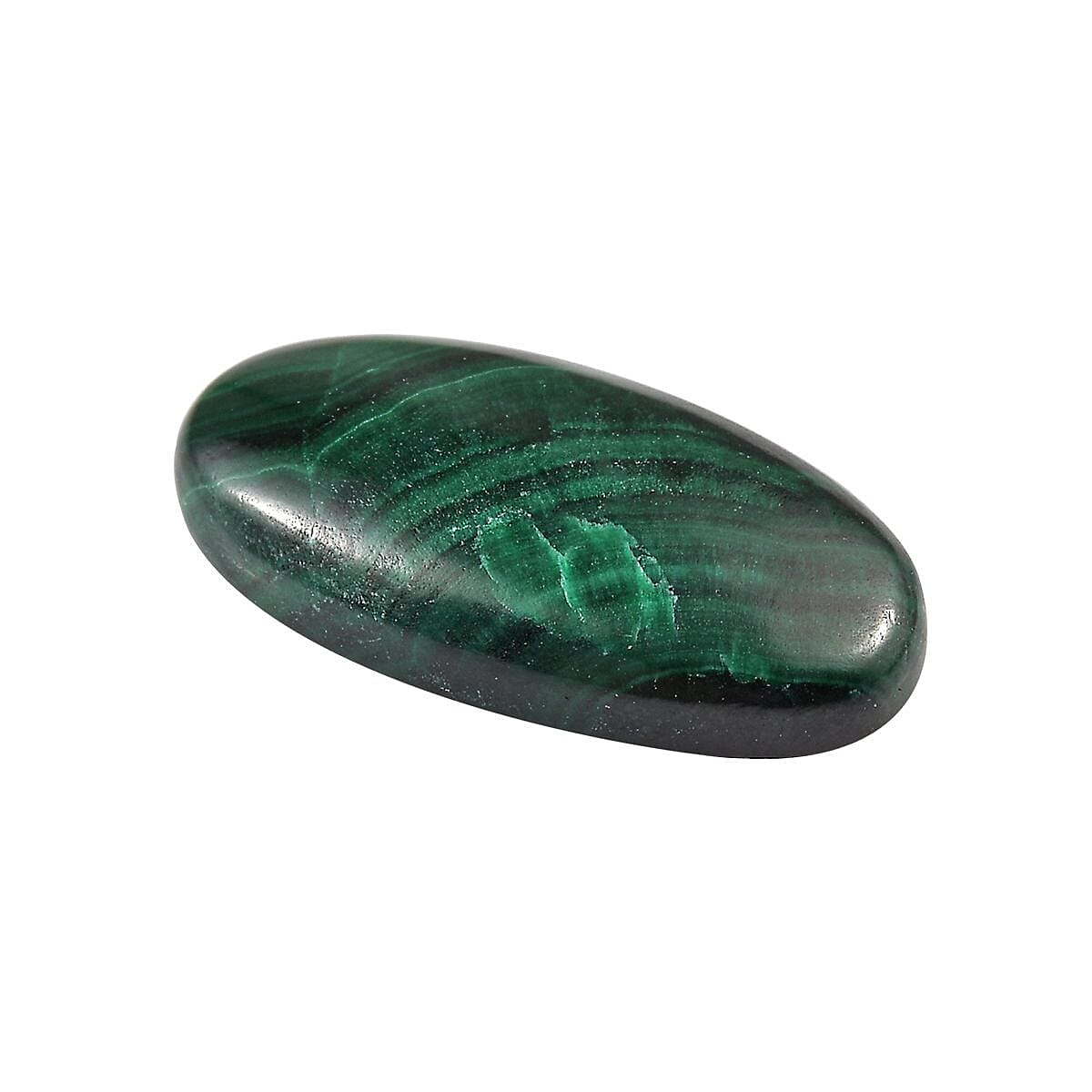 African Malachite (Ovl 16x8 mm) 5.53 ctw Loose Gemstone