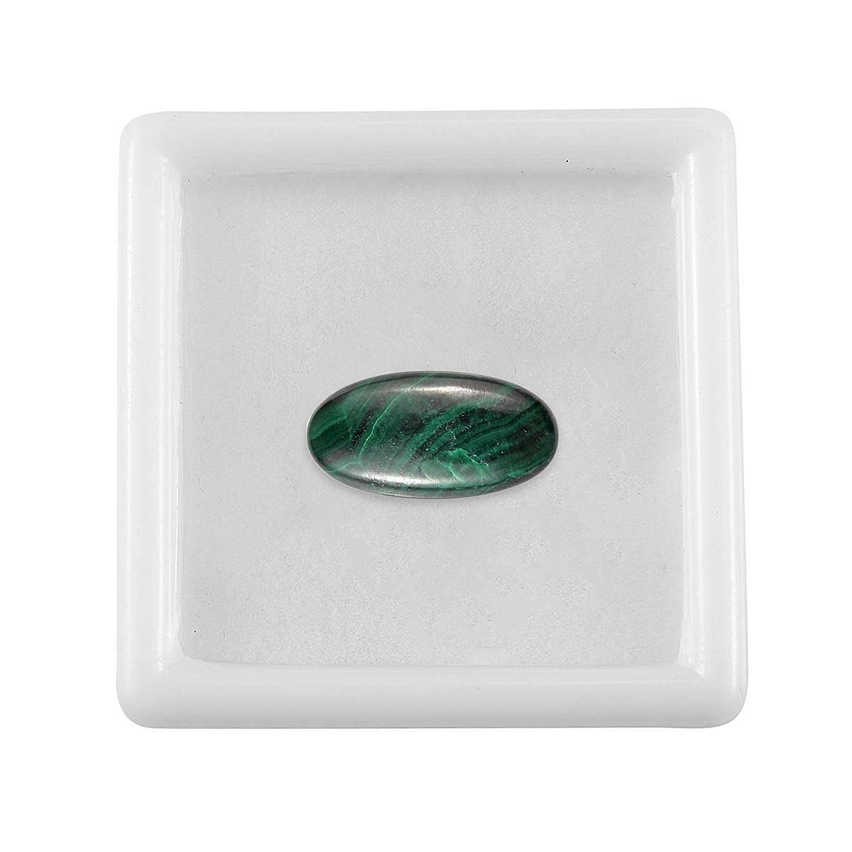 African Malachite (Ovl 16x8 mm) 5.53 ctw Loose Gemstone