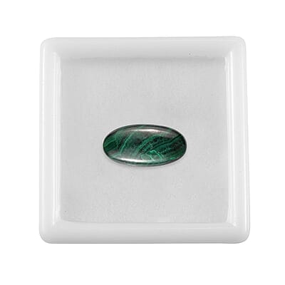 African Malachite (Ovl 16x8 mm) 5.53 ctw Loose Gemstone