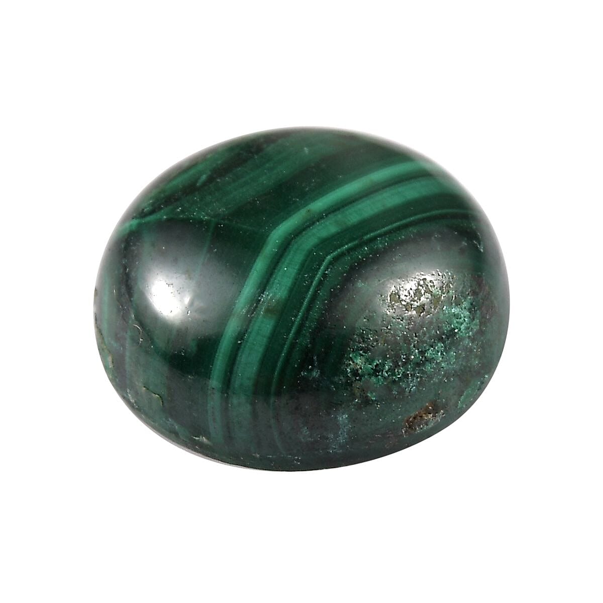 African Malachite (Rnd 10 mm) 4.32 ctw Loose Gemstone image number 2