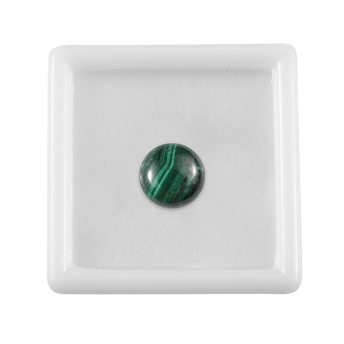 African Malachite (Rnd 10 mm) 4.32 ctw Loose Gemstone image number 3