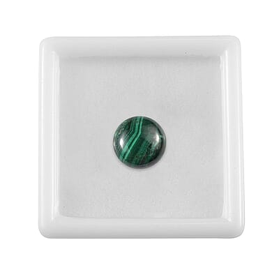 African Malachite (Rnd 10 mm) 4.32 ctw Loose Gemstone