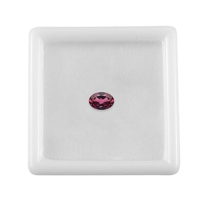 AAA Orissa Rose Garnet (Ovl 7x5 mm) 0.78 ctw Loose Gemstone