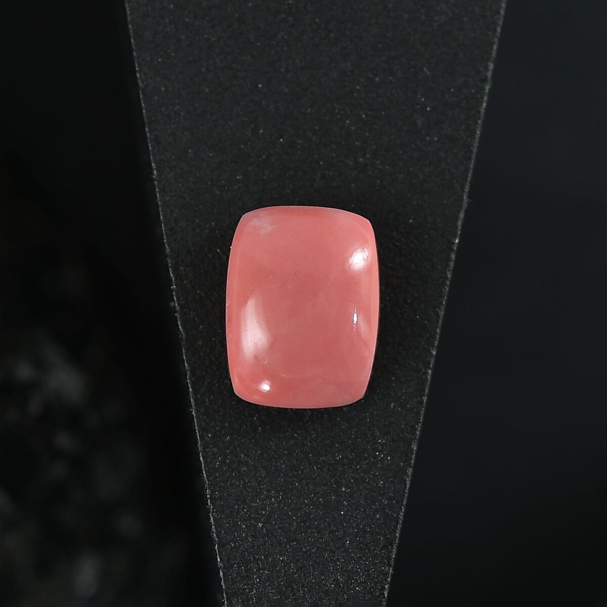 AAA Peach Opal (Cush 8x6 mm) 0.80 ctw Loose Gemstone image number 1