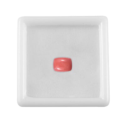 AAA Peach Opal (Cush 8x6 mm) 0.80 ctw Loose Gemstone
