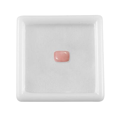 Peach Opal (Cush 7x5 mm) 0.46 ctw Loose Gemstone