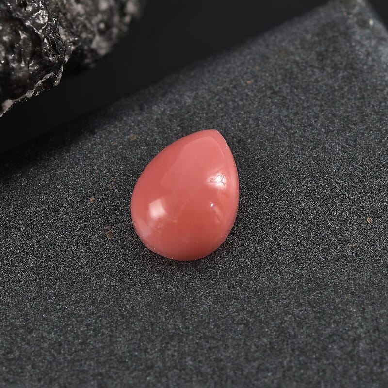 AAA Peach Opal (Pear 8x6 mm) 0.60 ctw Loose Gemstone