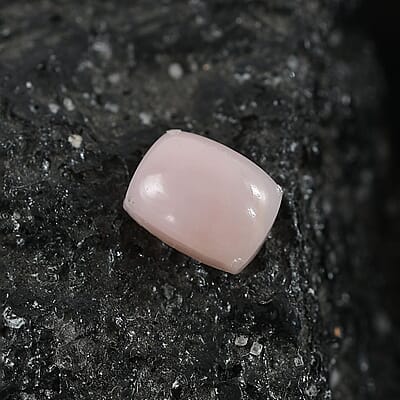 Peruvian Pink Opal (Cush 8x6 mm) 0.90 ctw Loose Gemstone