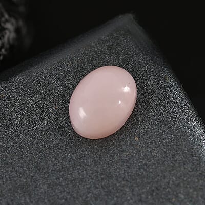 Peruvian Pink Opal (Ovl 8x6 mm) 0.75 ctw Loose Gemstone