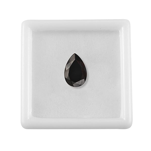 Silver Shungite (Pear 12x8 mm) 1.60 ctw Loose Gemstone