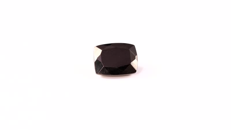 Silver Shungite (Cush 11x9 mm) 2.01 ctw Loose Gemstone