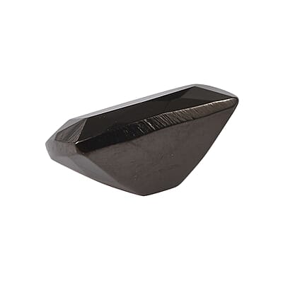 Silver Shungite (Cush 11x9 mm) 2.01 ctw Loose Gemstone