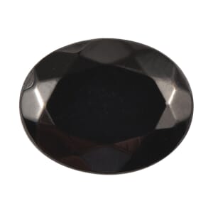 Silver Shungite (Ovl 9x7 mm) 1.00 ctw Loose Gemstone