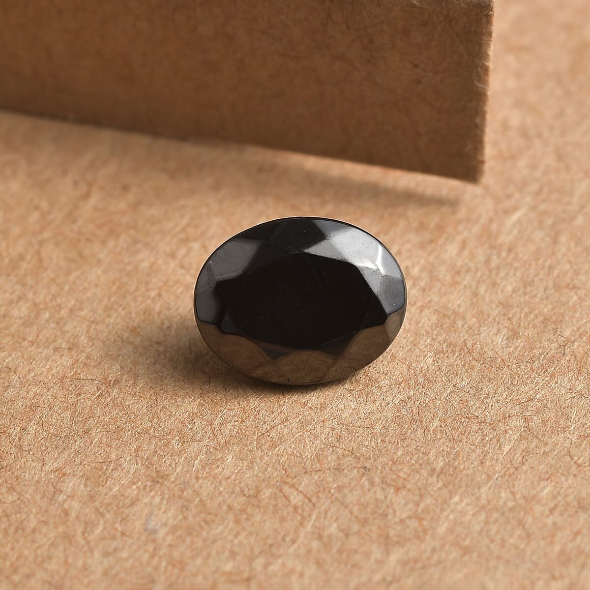 Silver Shungite (Ovl 9x7 mm) 1.00 ctw Loose Gemstone image number 1