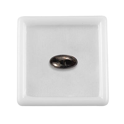 Matrix Silver Shungite (Ovl 12x6 mm) 1.40 ctw Loose Gemstone