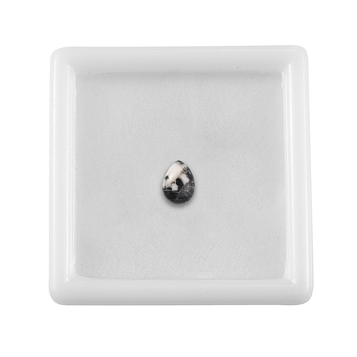White Buffalo (Pear 7x5 mm) 0.60 ctw Loose Gemstone
