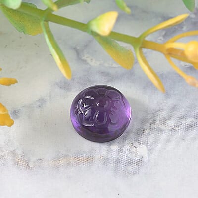 Amethyst (Rnd 10 mm) 3.65 ctw Loose Gemstone