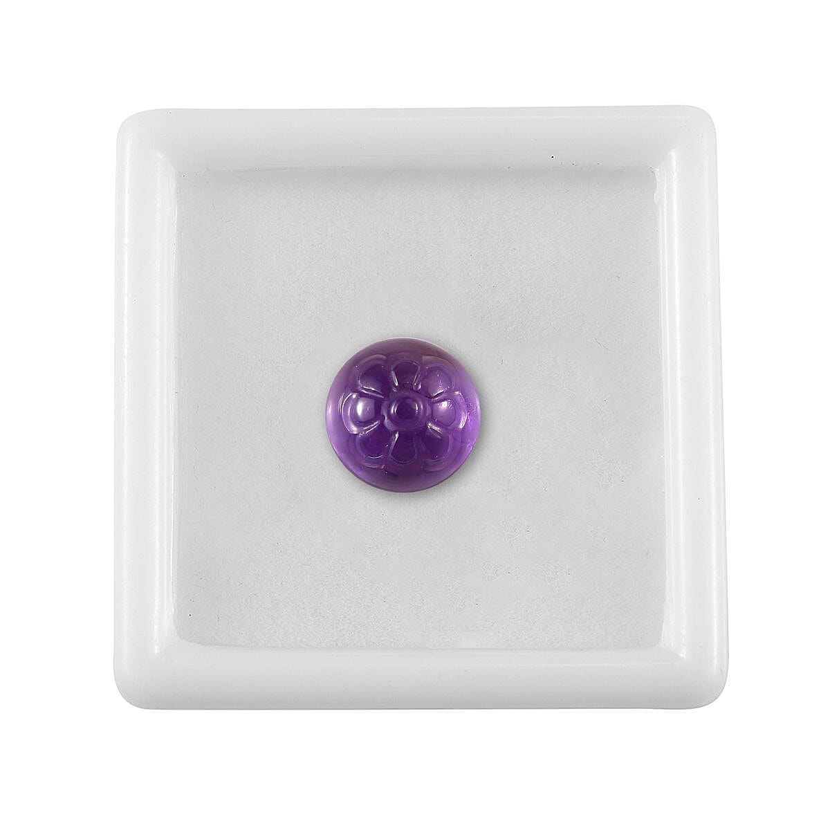 Amethyst (Rnd 10 mm) 3.65 ctw Loose Gemstone