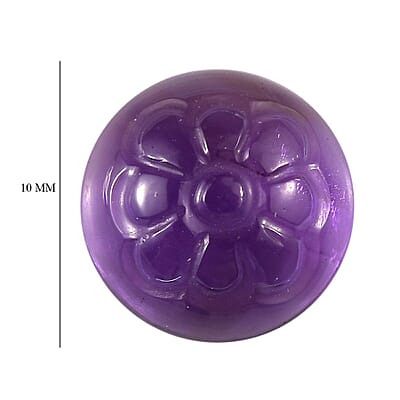 Amethyst (Rnd 10 mm) 3.65 ctw Loose Gemstone