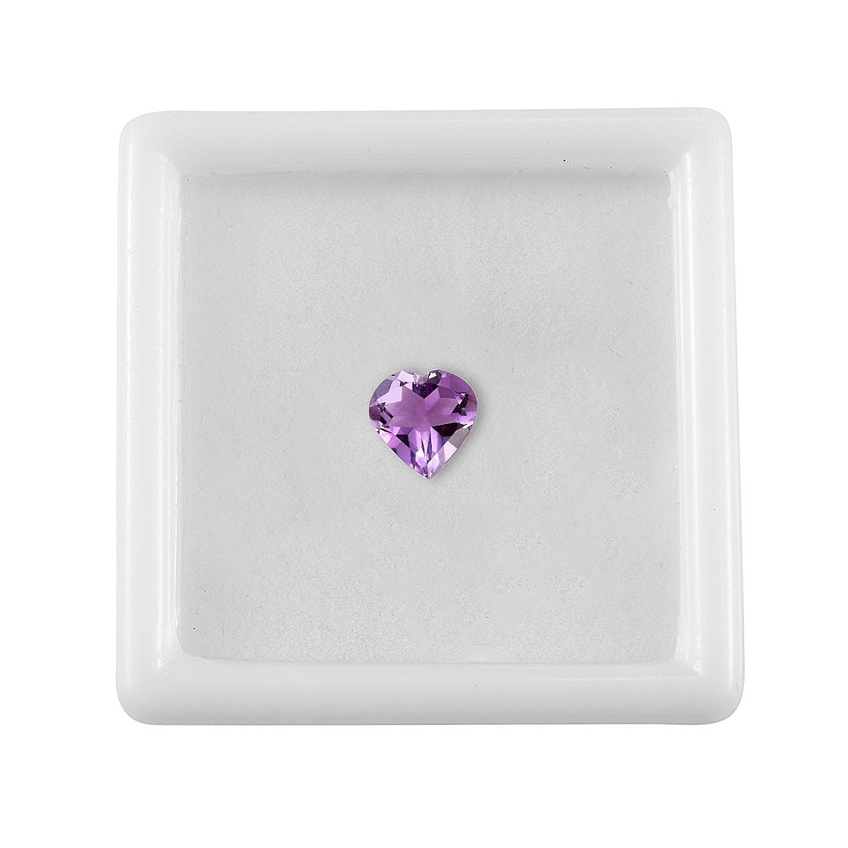 Amethyst (Hrt 7 mm) 0.91 ctw Loose Gemstone