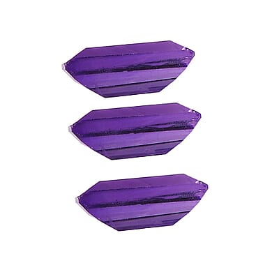 AA African Amethyst Set of 3 (Bgt 6x3 mm) 0.88 ctw Loose Gemstone