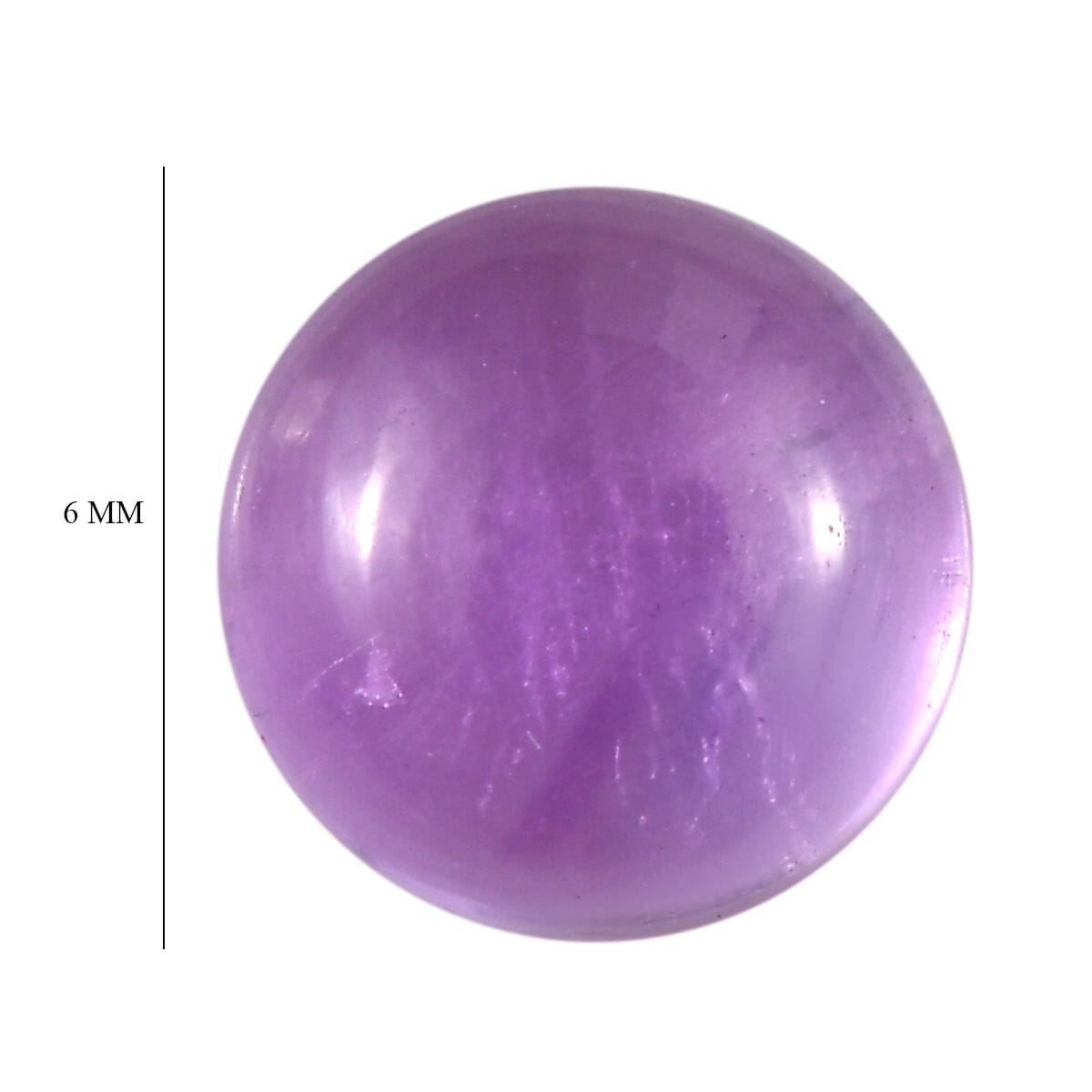 African Amethyst Set of 2 (Rnd 6 mm) 1.57 ctw Loose Gemstone image number 4