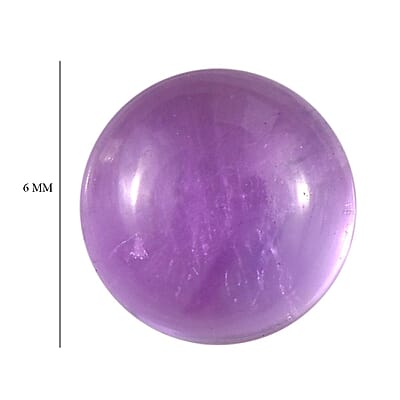 African Amethyst Set of 2 (Rnd 6 mm) 1.57 ctw Loose Gemstone