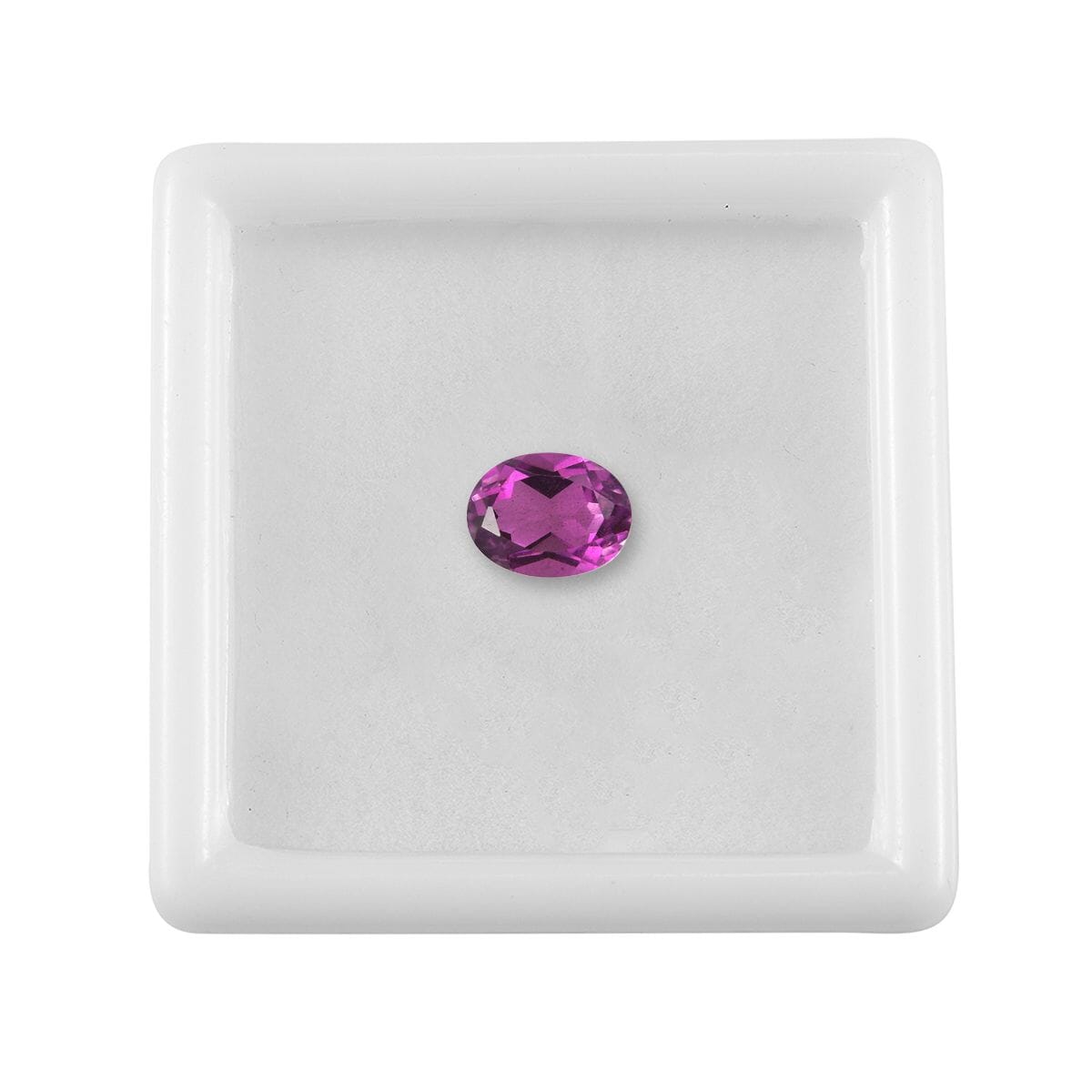 African Lilac Triplet Quartz (Ovl 8x6 mm) 1.41 ctw Loose Gemstone image number 3