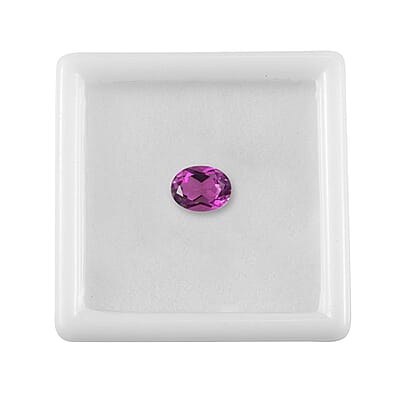 African Lilac Triplet Quartz (Ovl 8x6 mm) 1.41 ctw Loose Gemstone