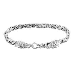 Bali Legacy Sterling Silver Dragon Borobudur Bracelet (7.25 In) 30.10 Grams