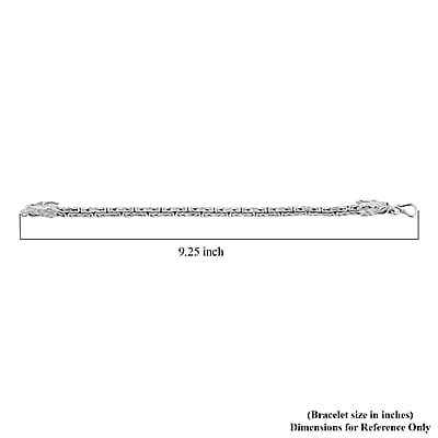 Bali Legacy Sterling Silver Dragon Borobudur Bracelet (7.25 In) 30.10 Grams