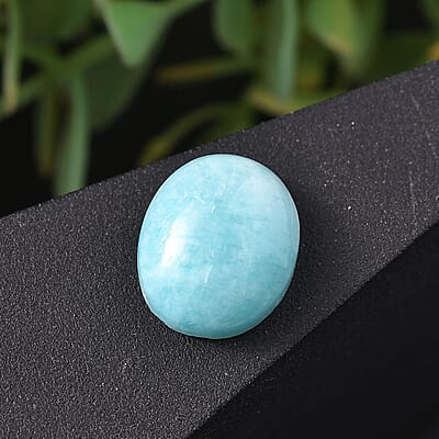 Amazonite (Oval 12x10 mm) 3.95 ctw Loose Gemstone