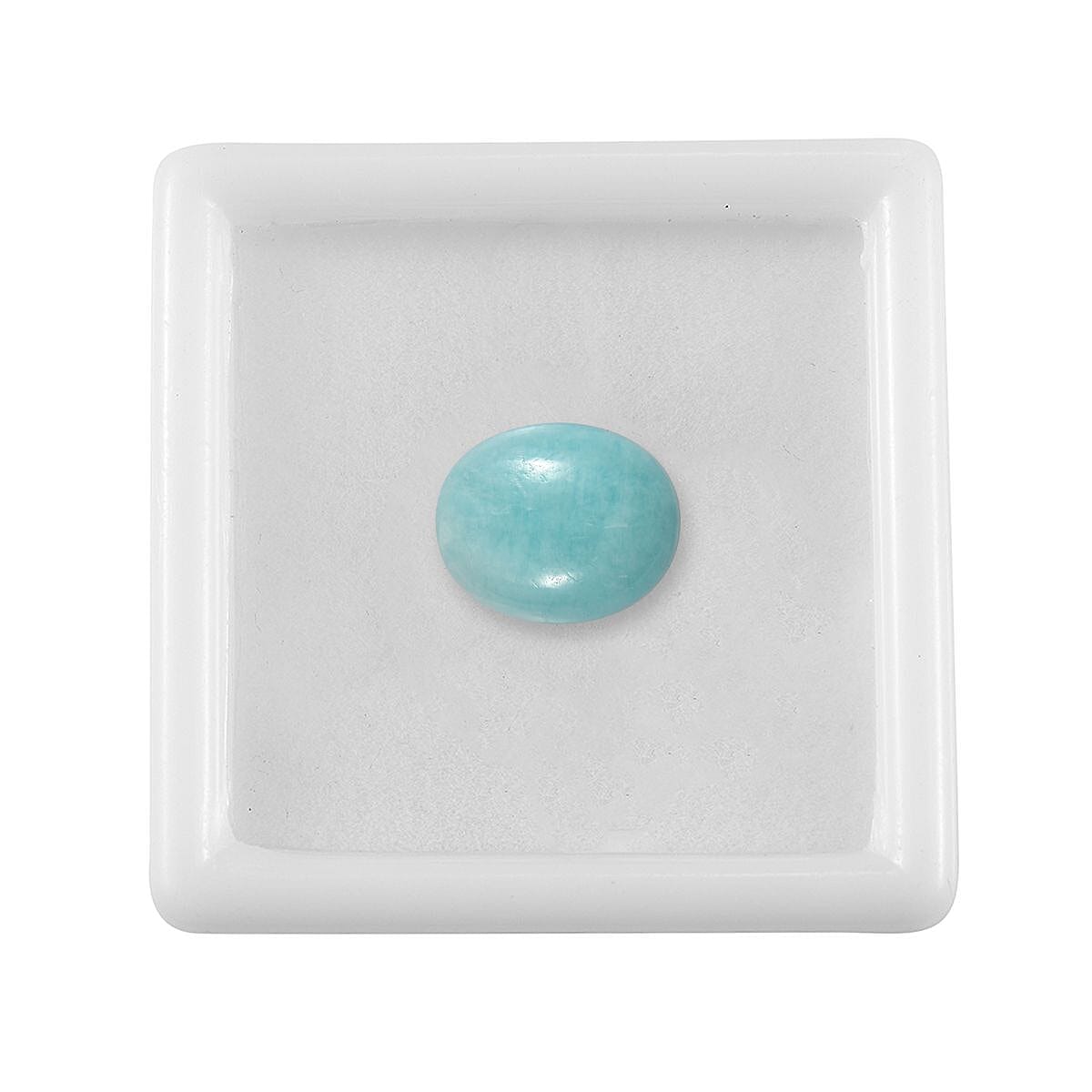 Amazonite (Oval 12x10 mm) 3.95 ctw Loose Gemstone image number 3
