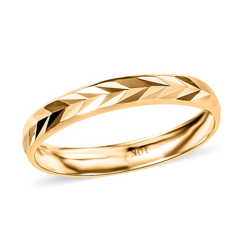 10K Yellow Gold Art Deco Ring (Size 10.0) 1.08 Grams