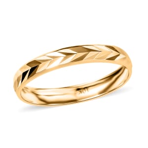 10K Yellow Gold Art Deco Ring (Size 5.0) 1.08 Grams