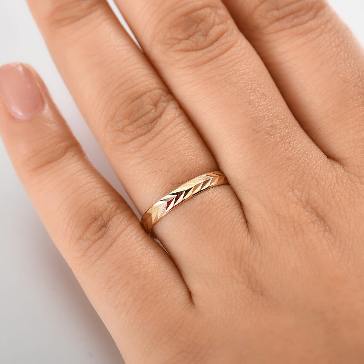 10K Yellow Gold Art Deco Ring (Size 5.0) 1.08 Grams image number 2