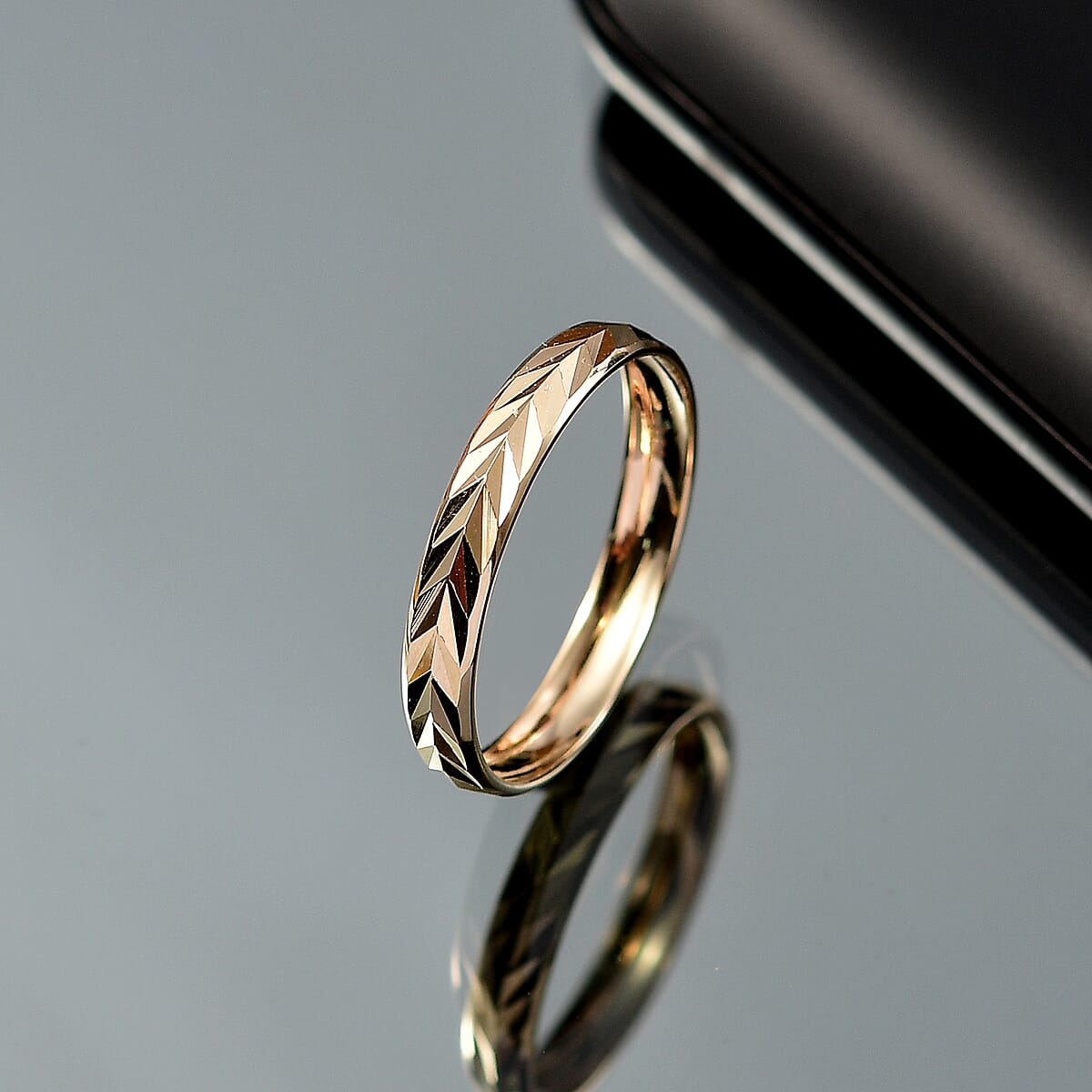 10K Yellow Gold Art Deco Ring (Size 8.0) 1.08 Grams image number 1