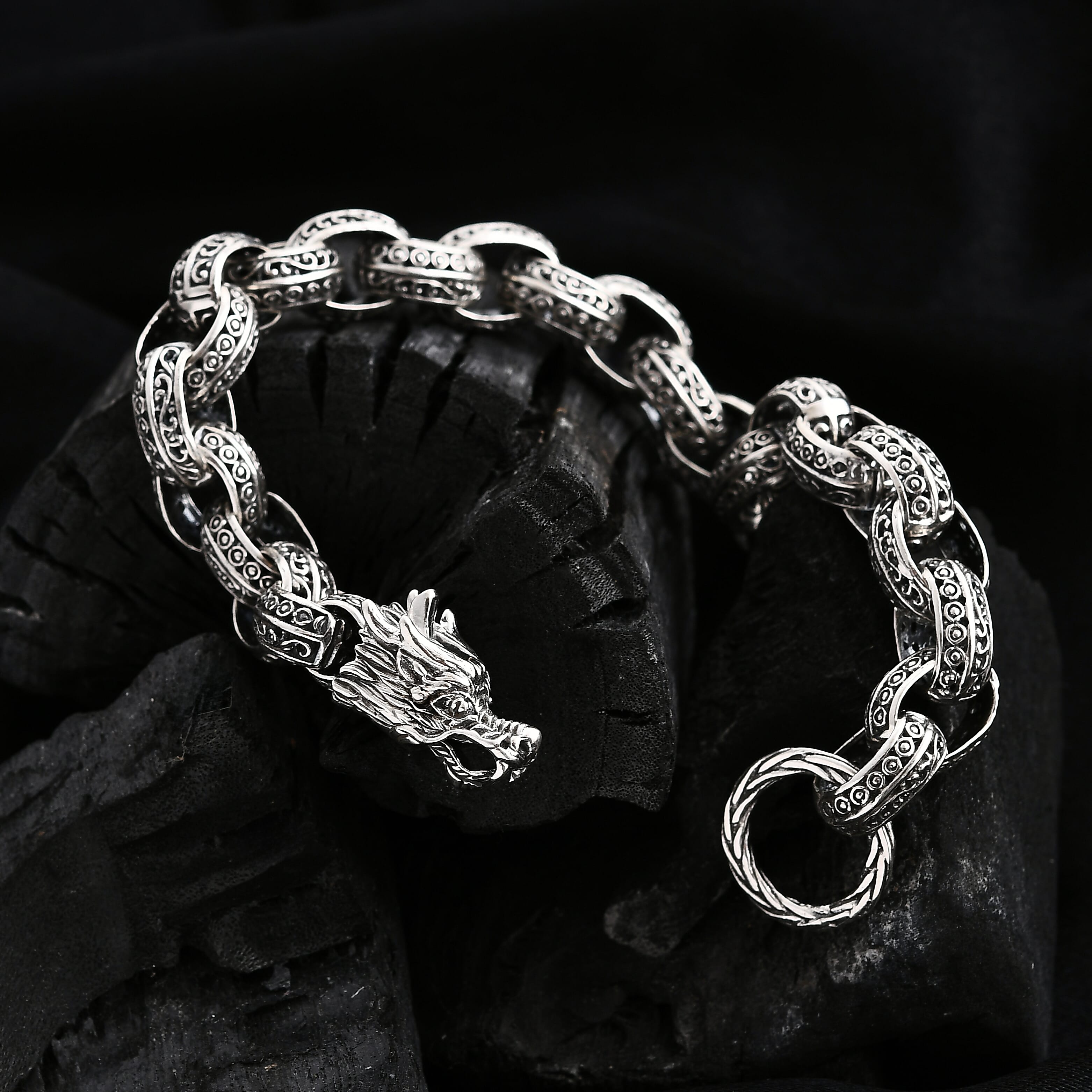 Bali Legacy Sterling Silver Bracelet (7.25 In) (33.12 g)