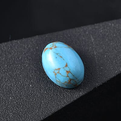 Blue Turquoise (Ovl 7x5 mm) 0.62 ctw Loose Gemstone